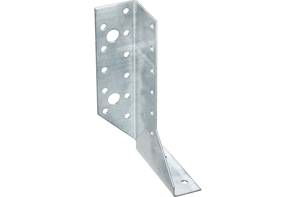 Стройметиз Опора балки 140x76x25 obl (левая) цинк (1 шт) этикетка 4640019
