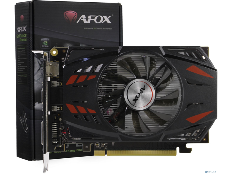 Видеокарта AFOX GT730 4GB GDDR5 128bit VGA/DVI/HDMI ATX Single Fan (AF730-4096D5H5) RTL