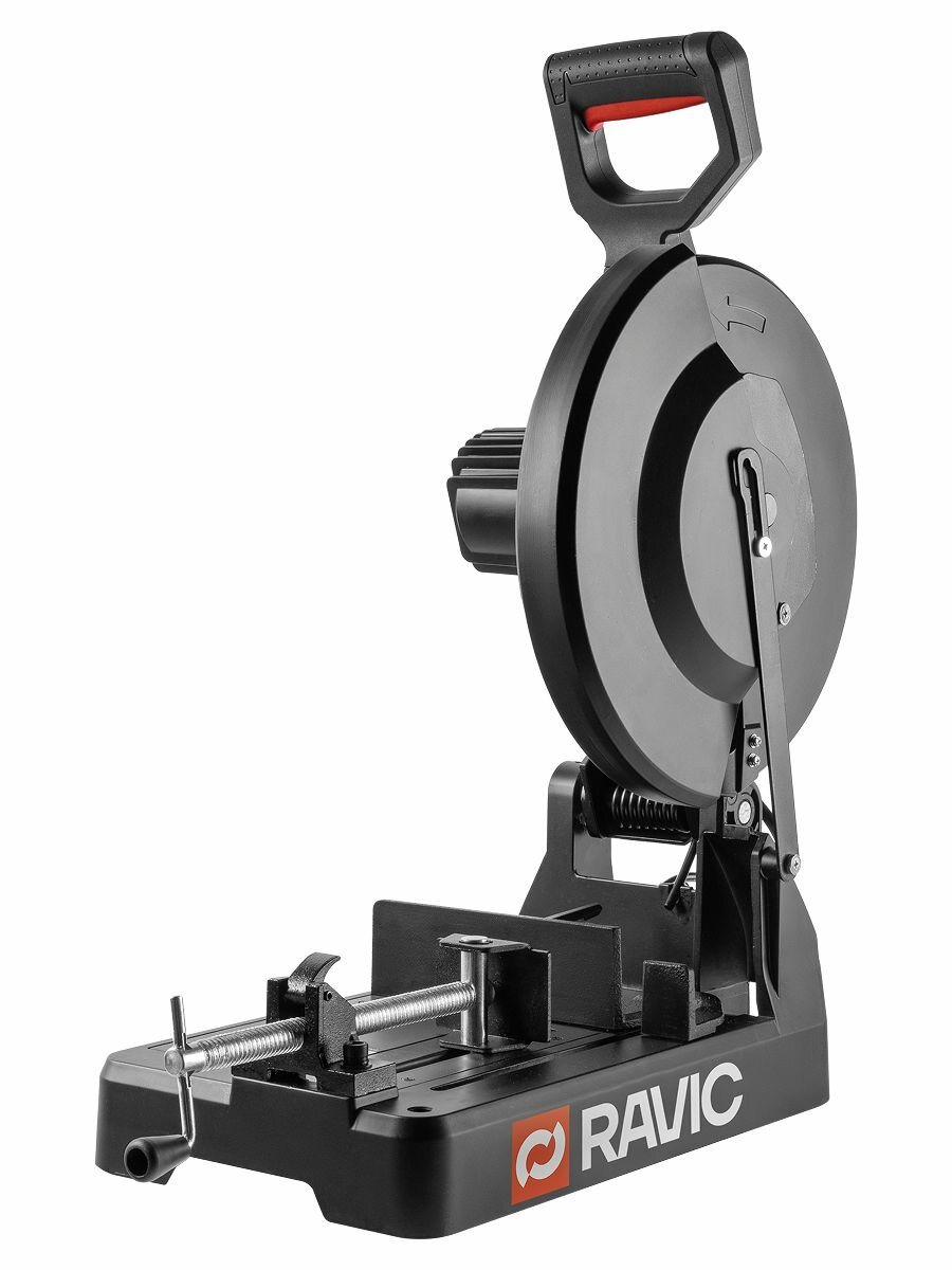 Монтажная пила по металлу Ravic RV355 в комплекте с пильным диском 355 мм бесщеточный двигатель 3500 Вт 1300 об/мин.