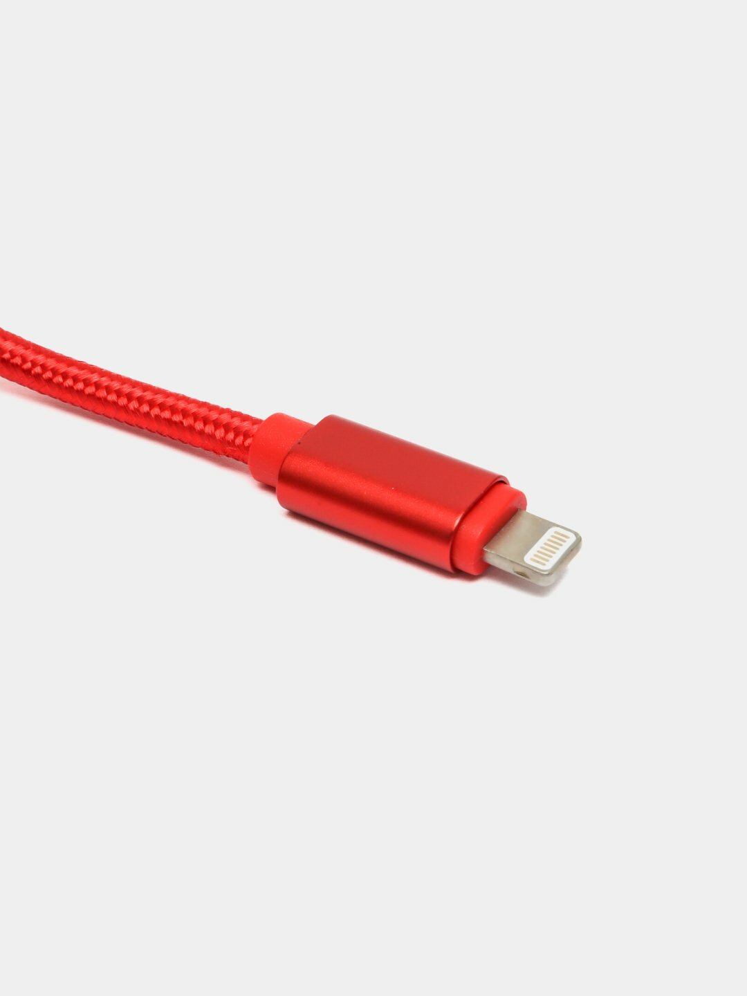 Кабель быстрой зарядки lightning 100 см красный цвета и отличного качества. Для тех кому надоели белые или чёрные кабели
