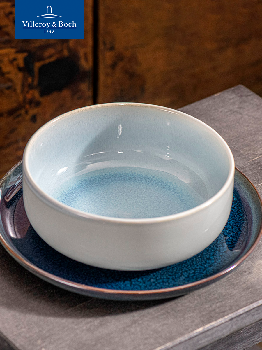 Салатник 780 мл 16 см Crafted Blueberry turquoise like. by Villeroy & Boch Премиум-Фарфор