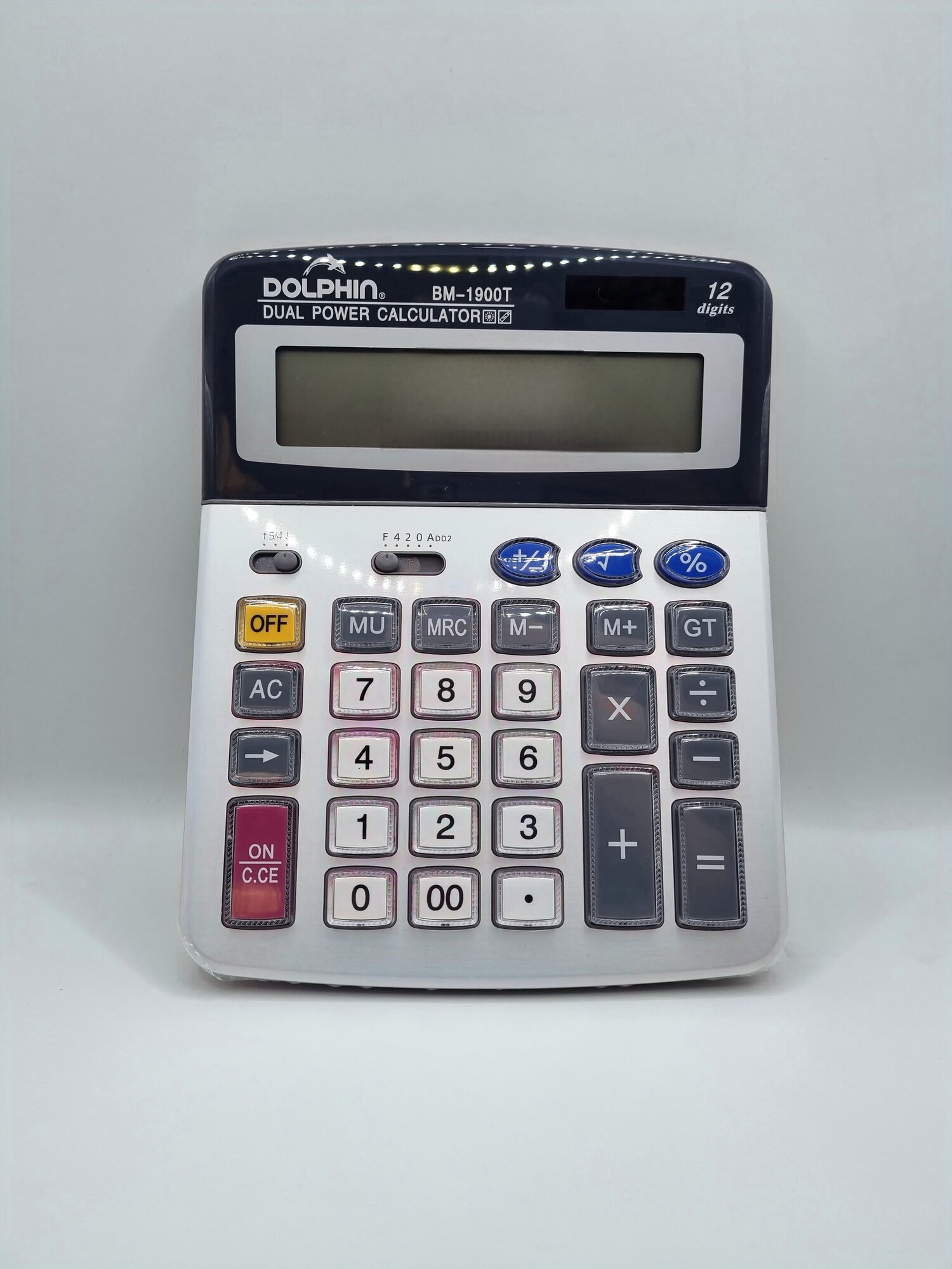 Калькулятор "DOLPHIN" BM-1900T, LCD дисплей, 12 цифр, оригинал
