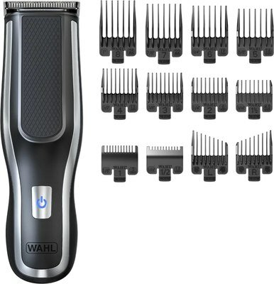 Машинка для стрижки Wahl Self-Clip, Global, автономное питание, 150 мин, чёрно-серая — фото 1