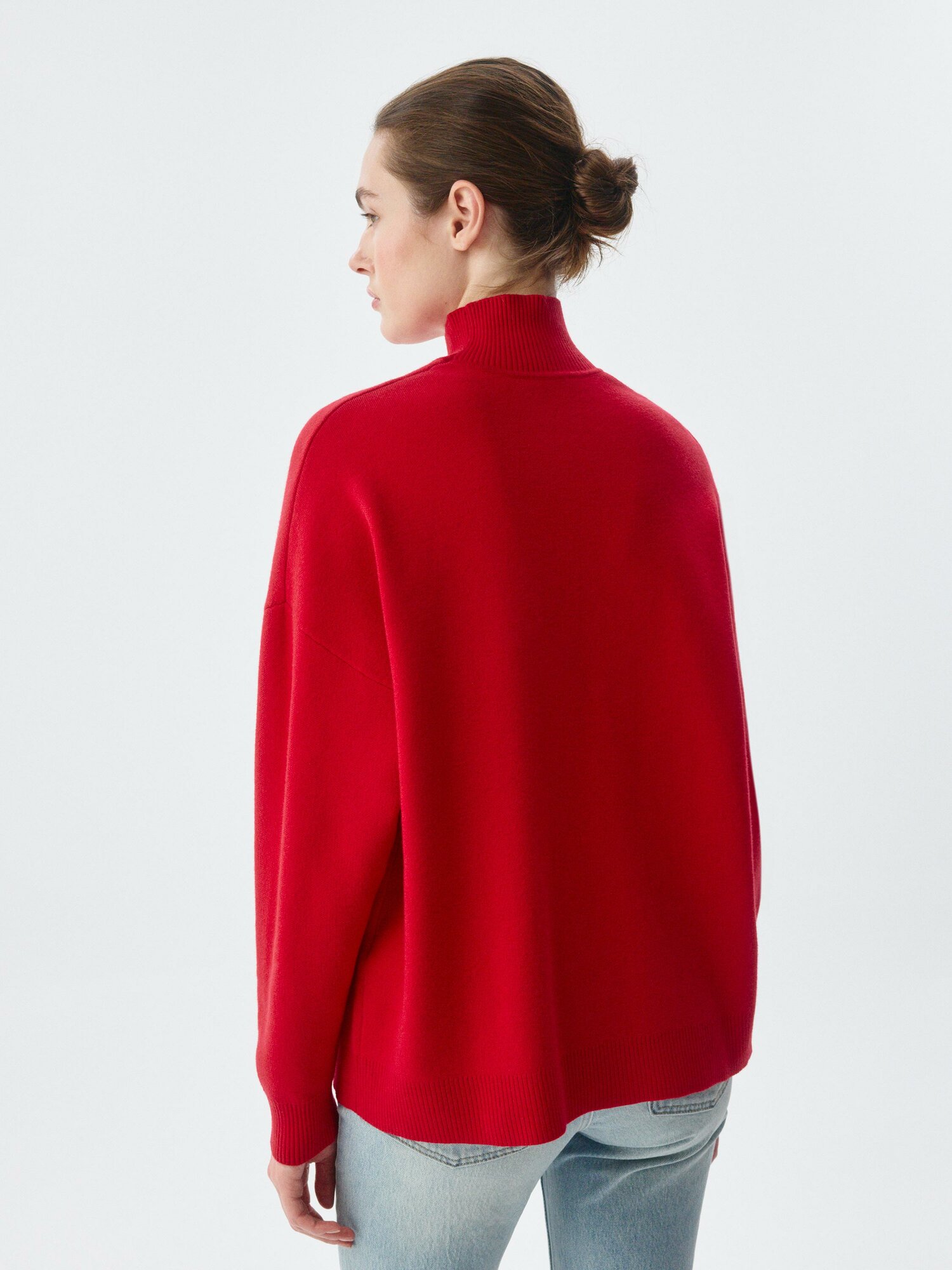 Свитер Sela, размер 46, , красный — фото 1