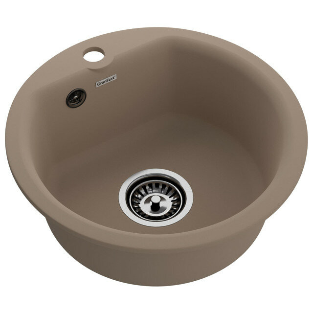 Мойка GRANFEST SMART 435 D-435мм песочная