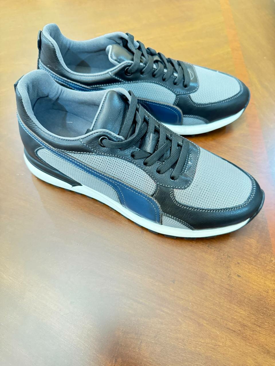 Кроссовки Luis Fabiani Boost, размер 43, черный, белый, серый, синий