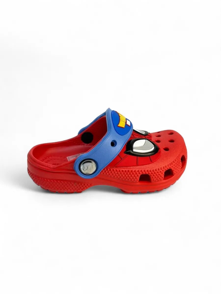 Сабо Crocs Spider-Man, размер с10;27/28, красный — фото 1
