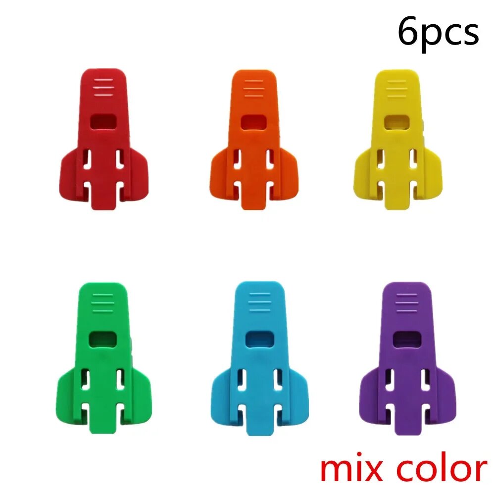 Набор из 6 шт. пластиковых открывалок для бутылок разных цветов 6pcs mix color