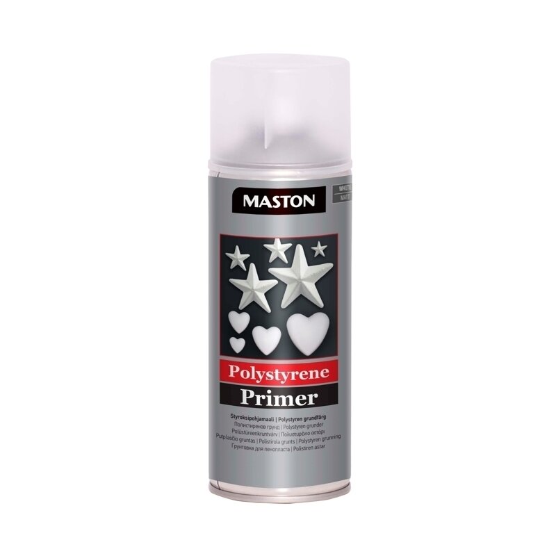 Грунт для пенопласта Maston Polystyrene Primer Spray 400 мл 400523