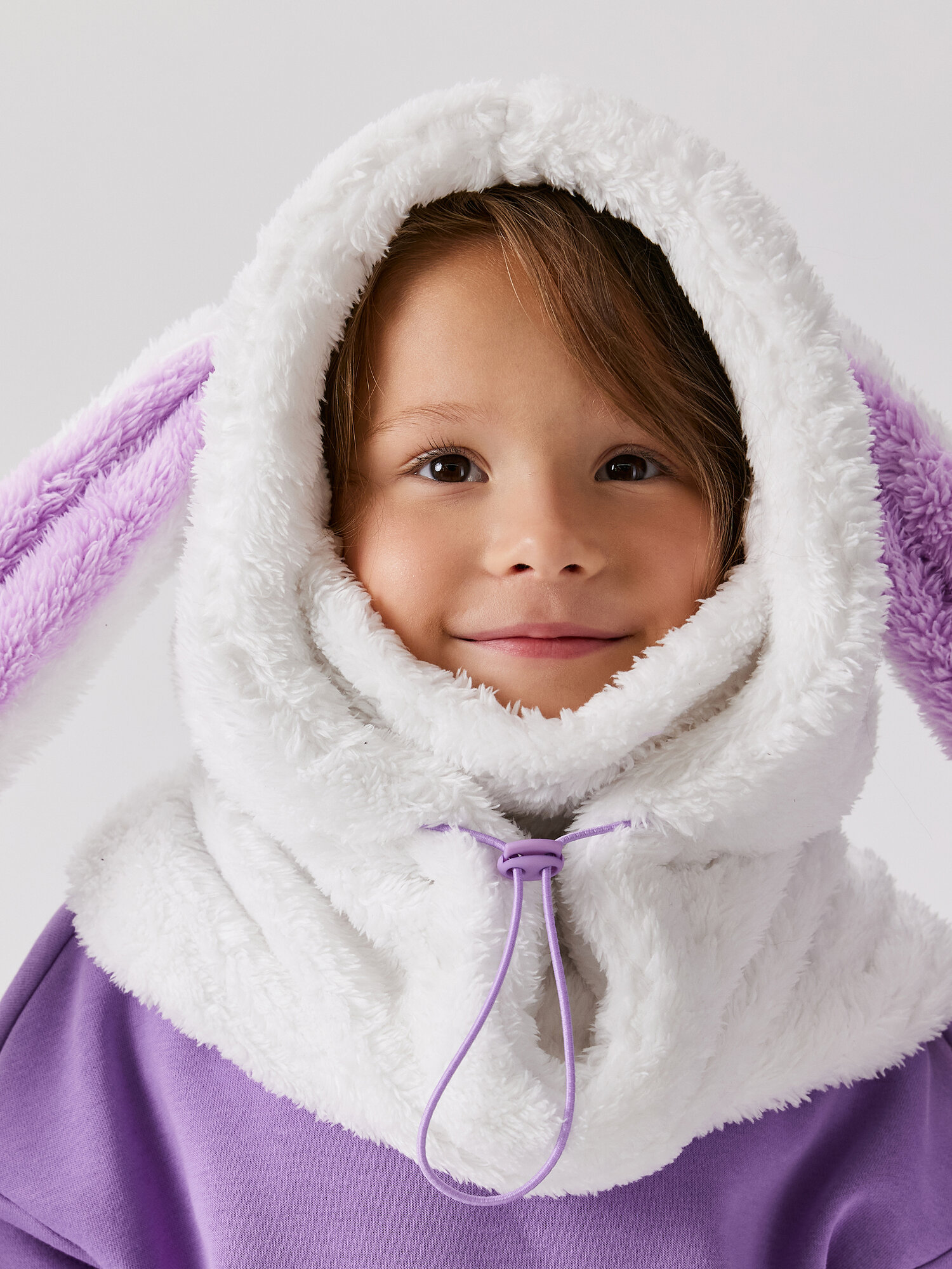 Капор Acoola для девочек размер OneSize белый