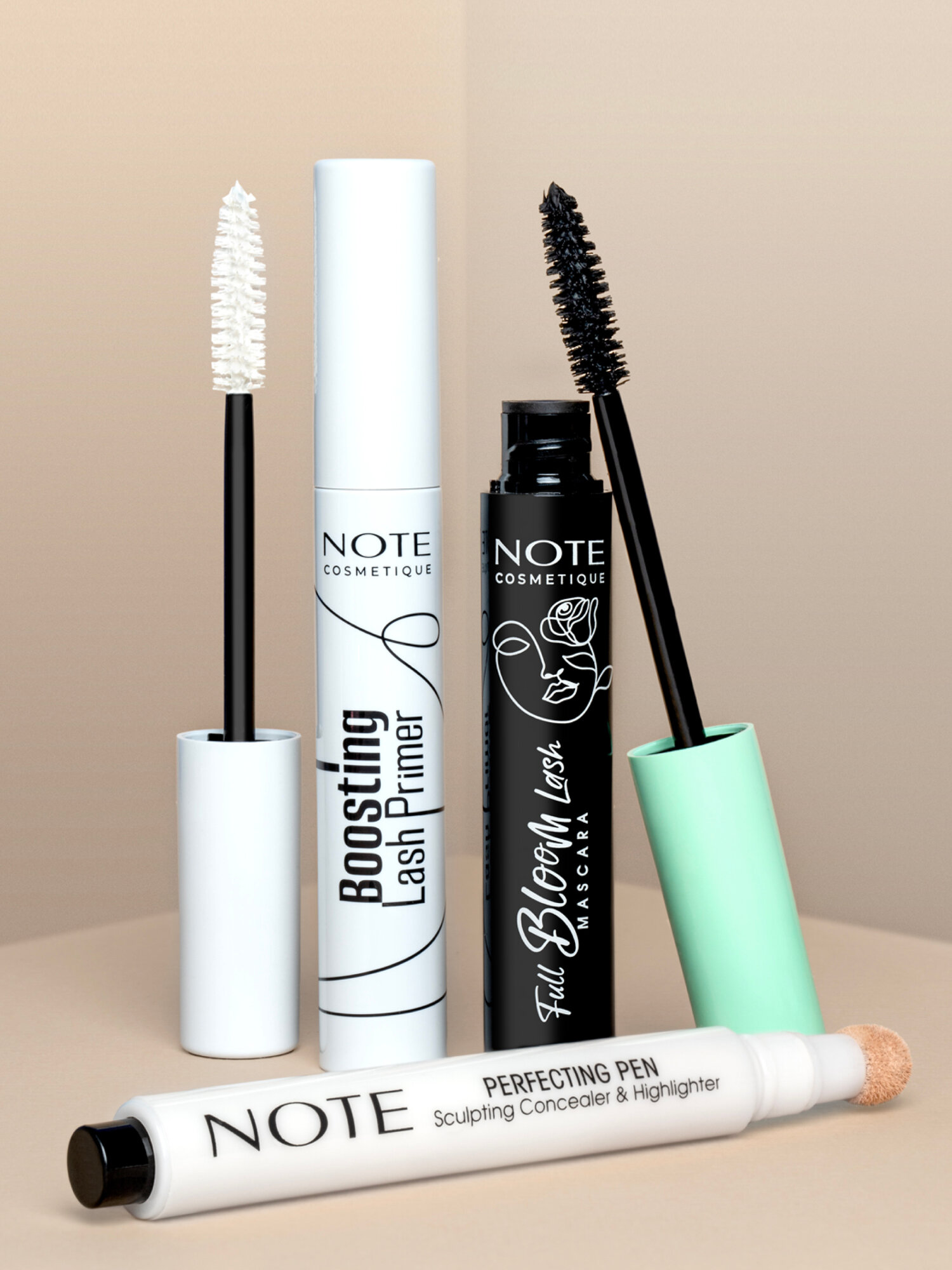 Тушь для ресниц (Note Full Bloom Lash Mascara 9ml), придает ресницам объём и длину — фото 1