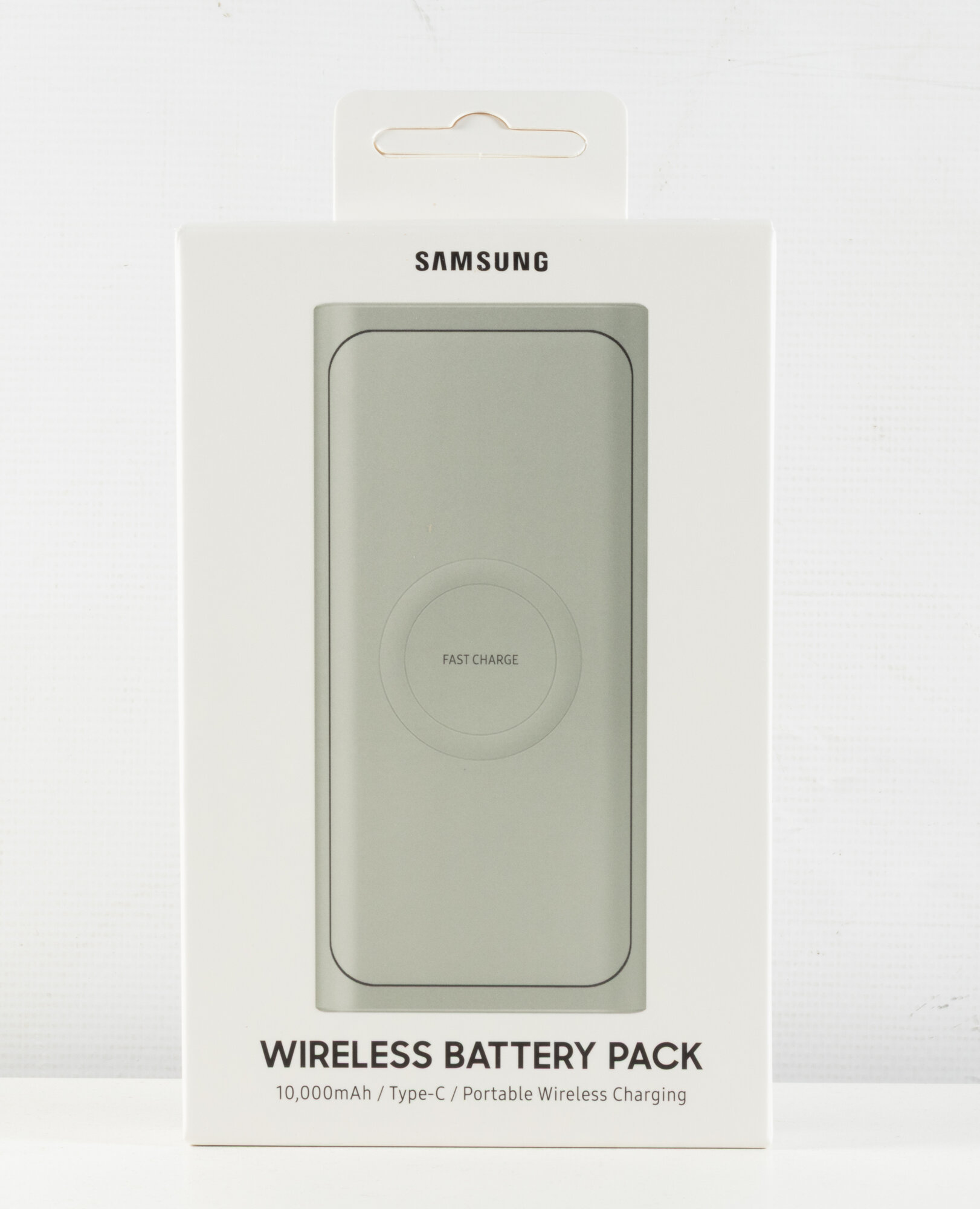 Внешний аккумулятор с беспроводной зарядкой Samsung EB-U1200 Wireless Battery Pack 10000 mah серебристый павербанк