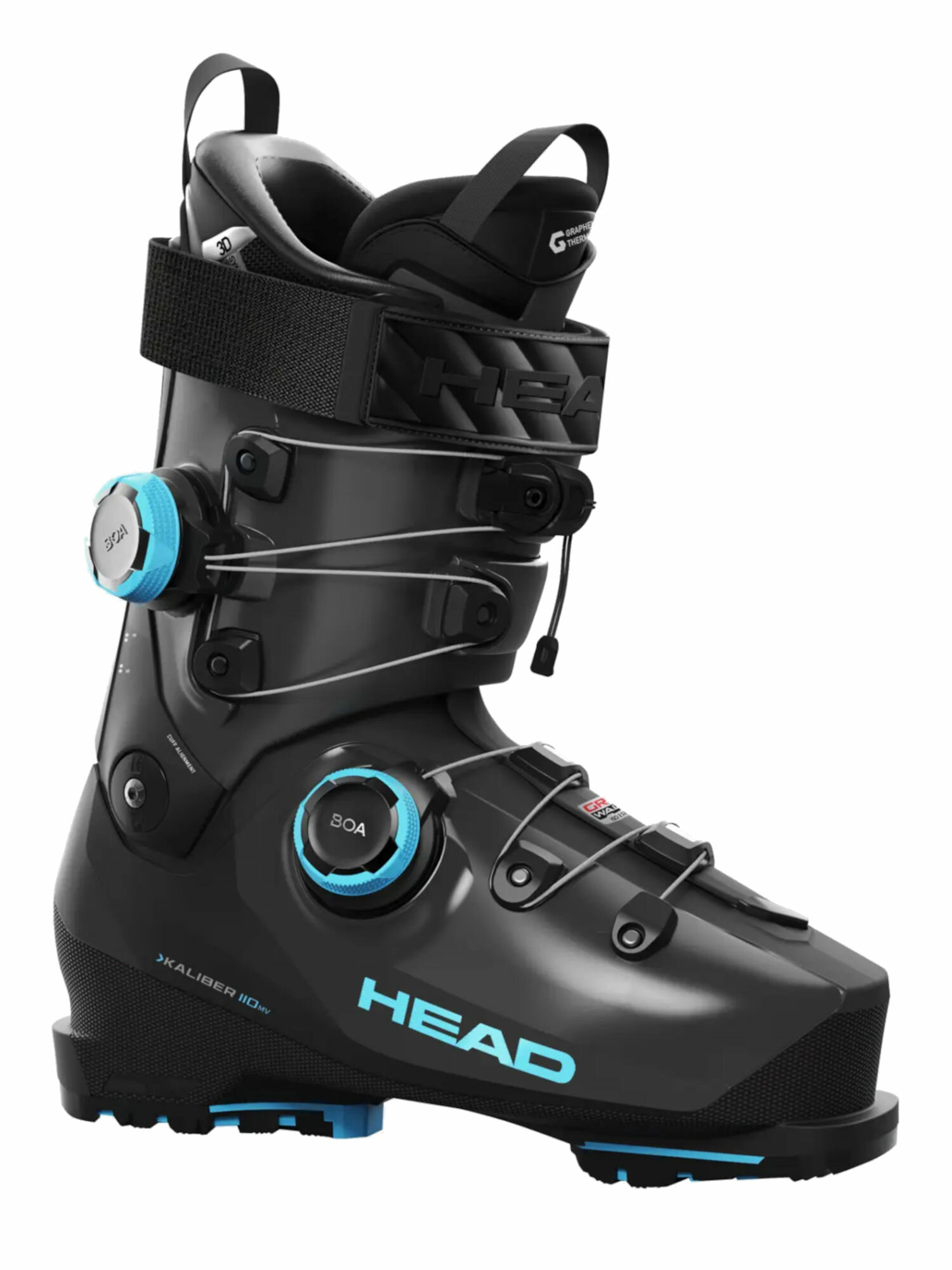 Горнолыжные ботинки HEAD Kaliber 110 MV GW BOA 2 Anthracite/Speed Blue (см:295)