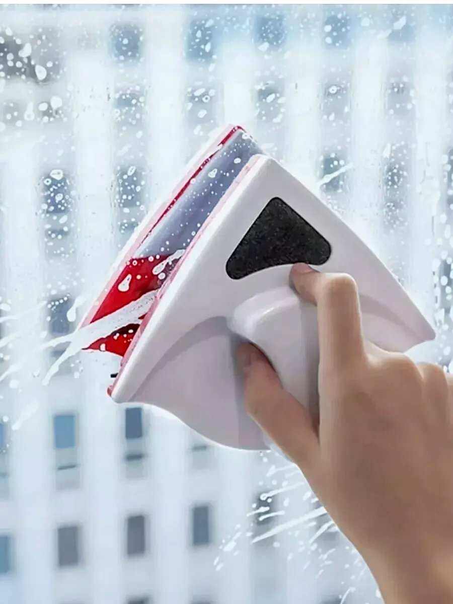 Магнитная щетка для мытья окон Glass Wiper
