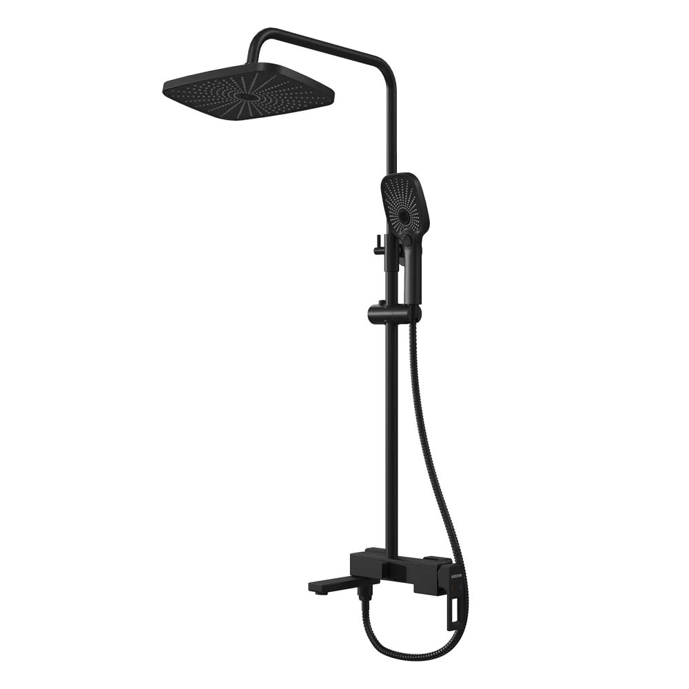 Душевая стойка Pragma 500. K35.03.210 с верхним душем ручной лейкой и смесителем