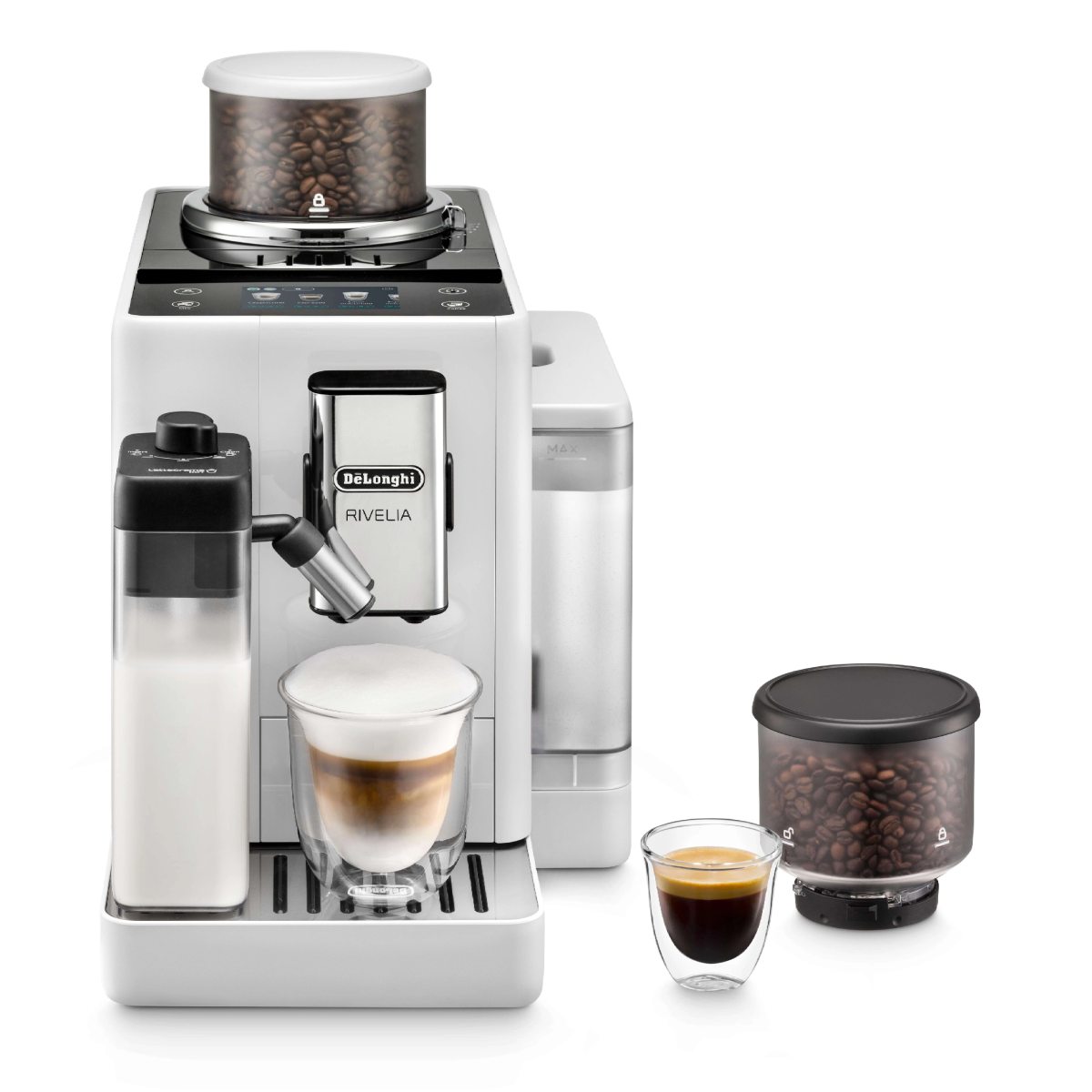 Кофемашина DeLonghi EXAM440.55. W 1450Вт давление 19бар металл