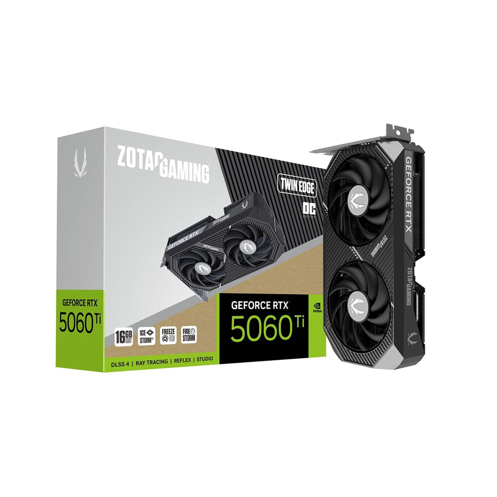 Zotac - 16GB GeForce RTX5060Ti TWIN EDGE GDDR7 128bit HDMI 3-DP