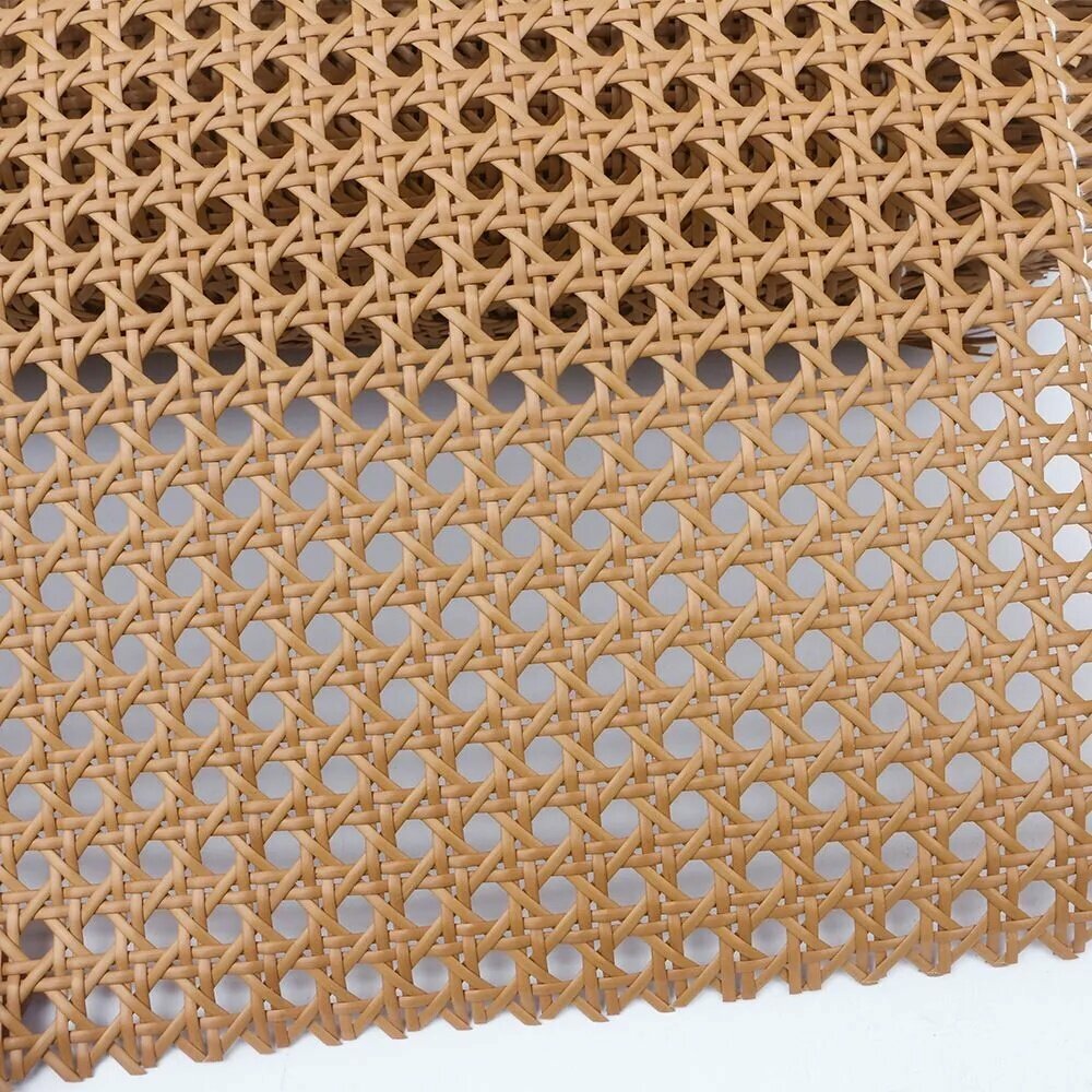 Симуляция Ротанговое Ротанг натуральное полотно плетеная ширина 40см Шестигранник коричневый