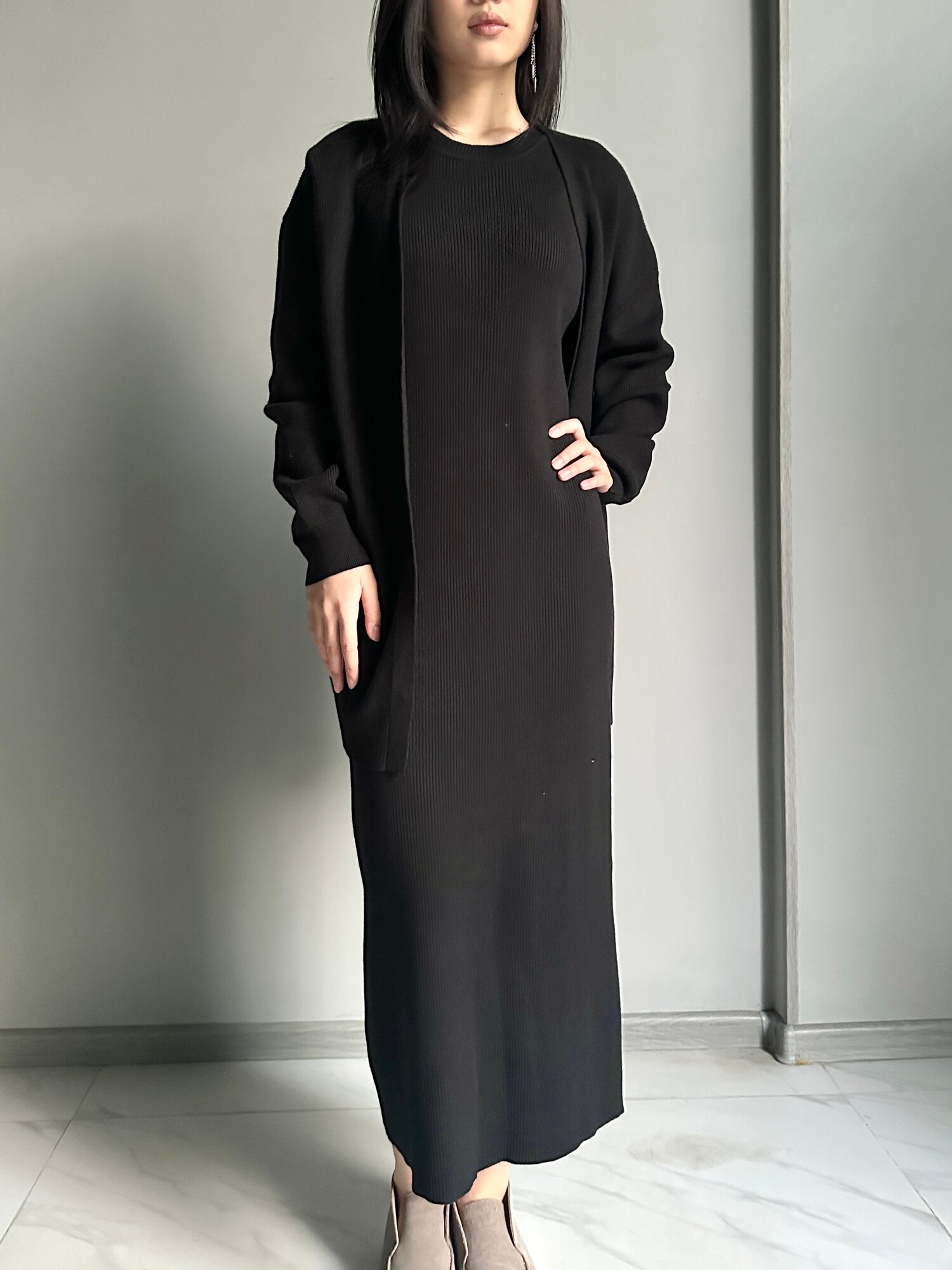 Комплект одежды Черный, молочный