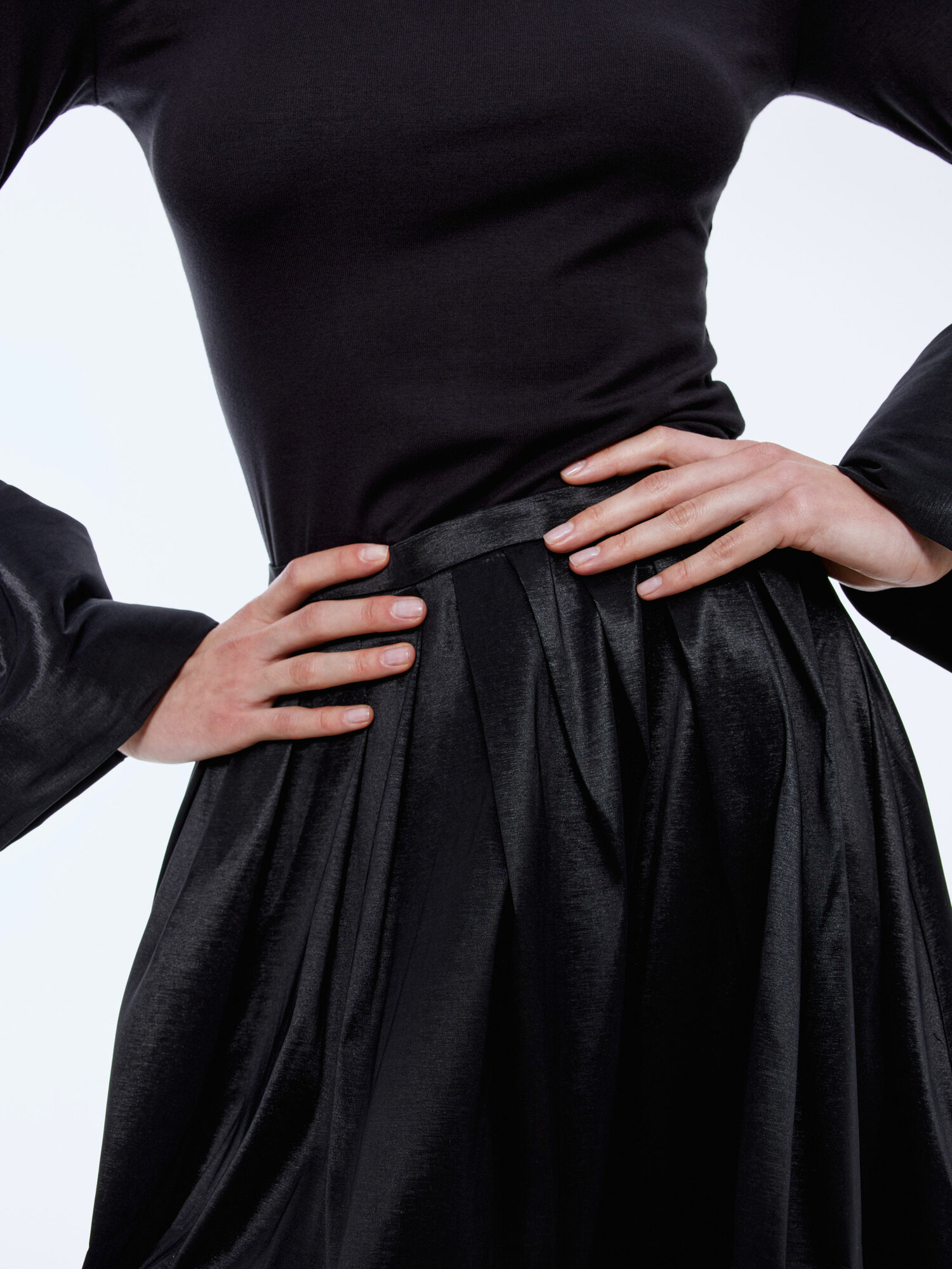 Юбка Sela, размер 44, черный — фото 1