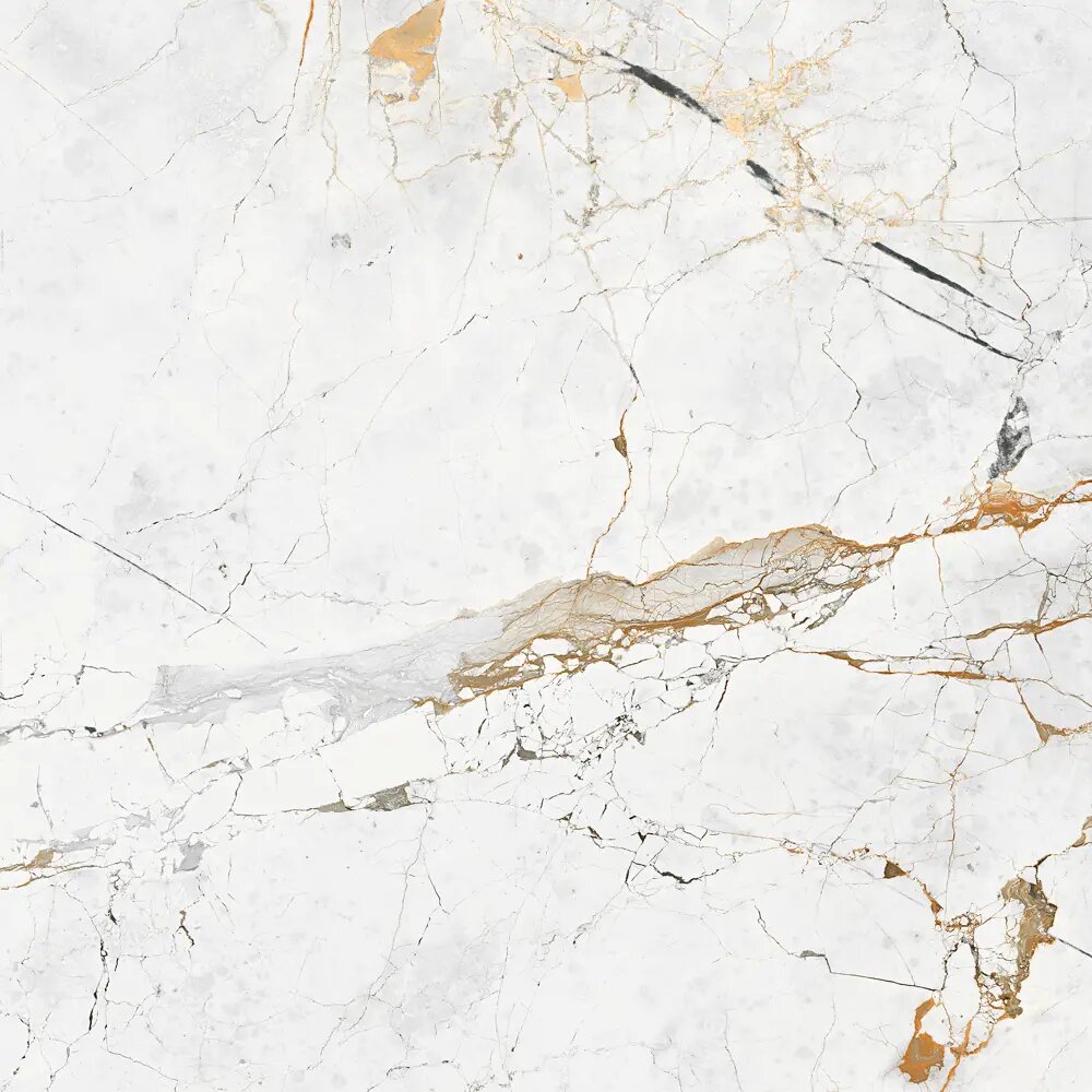 Дюна Магнум Вайт Карвинг керамогранит глазурованный матовый 600х600х8мм (1.44м²) серый