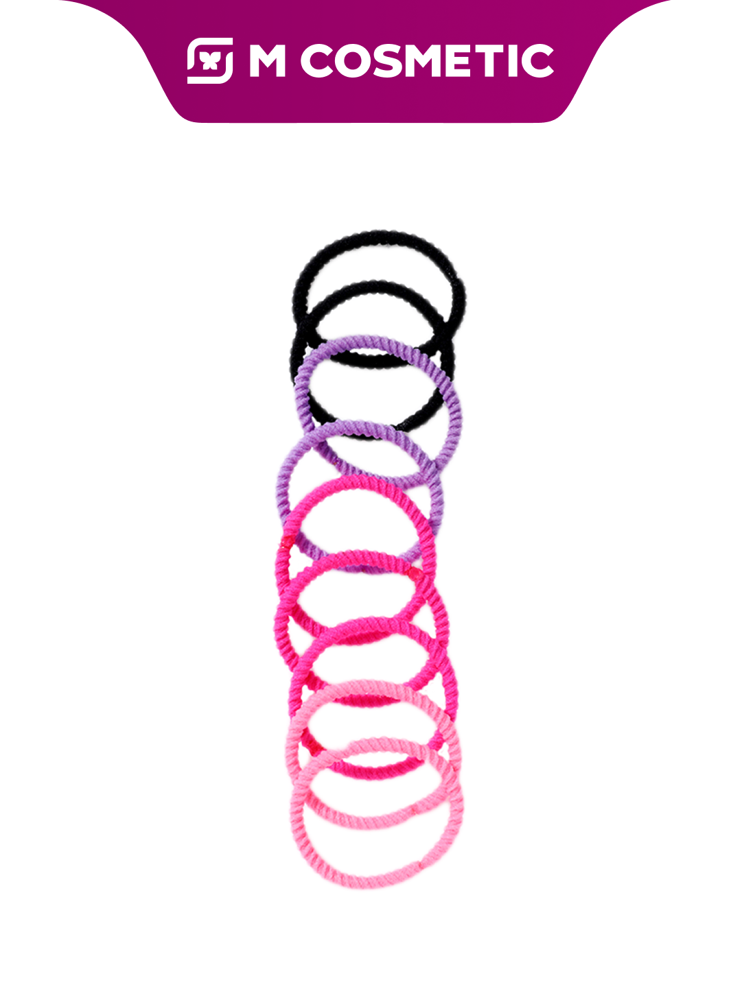 Набор резинок LAF для волос, эластичные и текстильные, 9 штук — фото 1