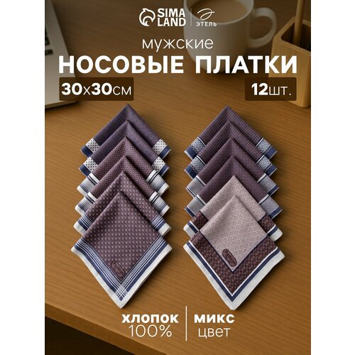 фото Носовой платок этель, фиолетовый