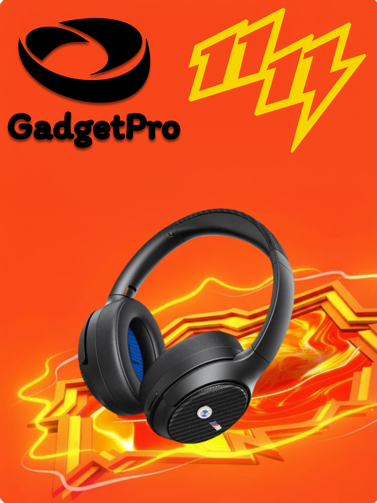 Беспроводные наушники BMW BMBHKL601MTCAK, Bluetooth 5.3, до 30 ч работы, активное шумоподавление, USB‑C, IPX4, чёрные