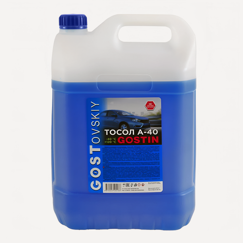 Изображение товара Тосол гостовский GOSTIN А-40 синий 8.3 кг 978602