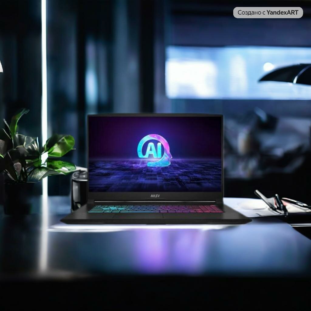 Игровой ноутбук MSI Sword GF76, R7-8845HS , DDR5 16 GB, SSD 512 GB, RTX 4060 105Wt, 17.3 FHD IPS 144Hz 250Nit