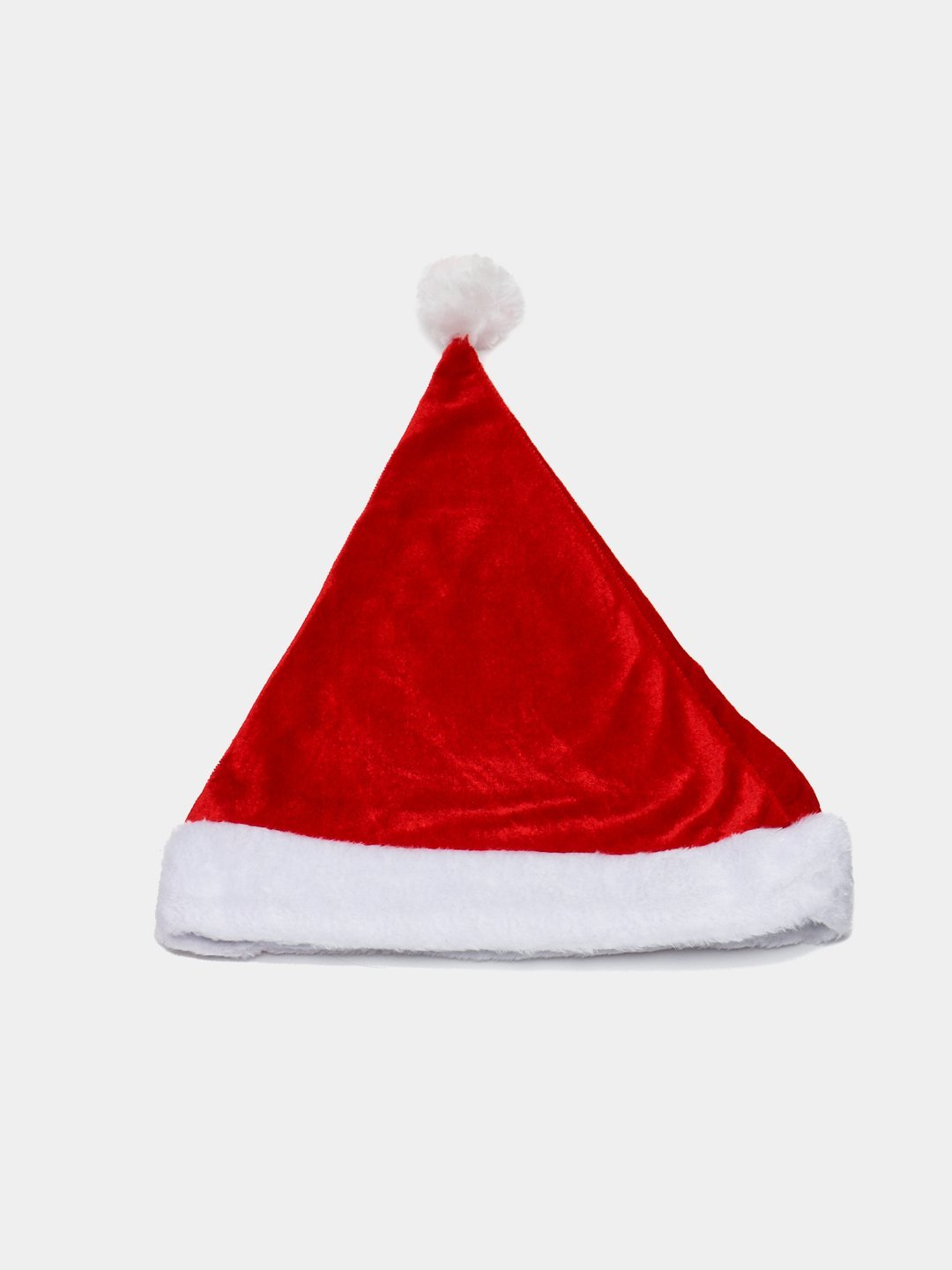 Шапка для взрослых и детей, размер OneSize, красный, белый