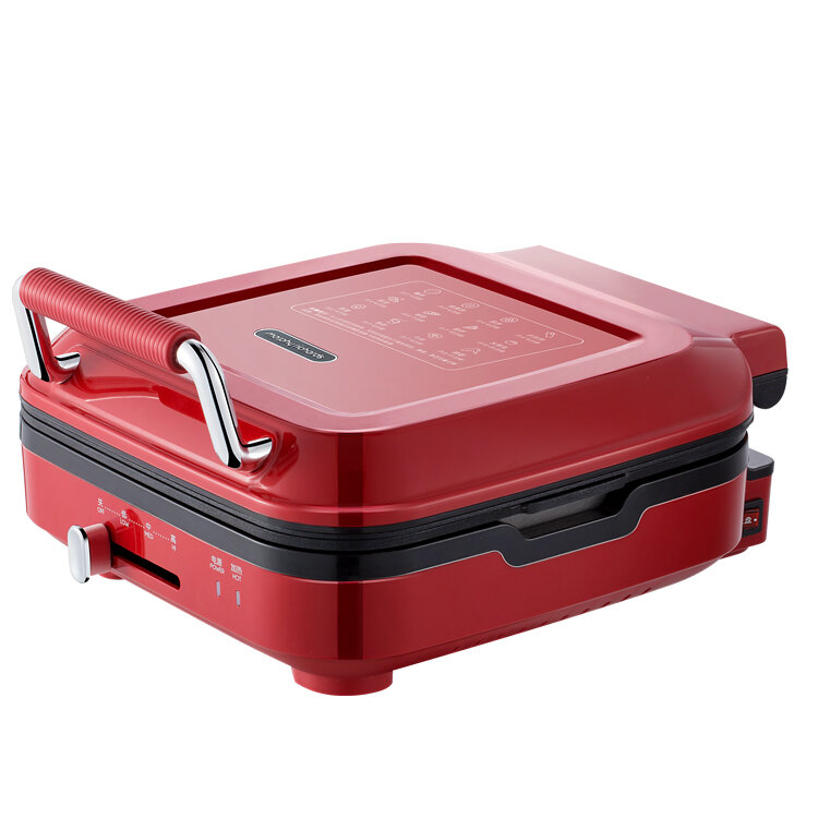 Электрические гриль-плиты Morphy Richards красные мощность 2000 Вт антипригарное покрытие легкая очистка