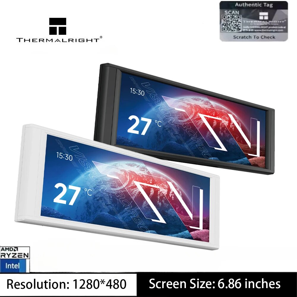 Смарт дисплей Thermalright TROFEO VISION LCD 9.16, белый – купить