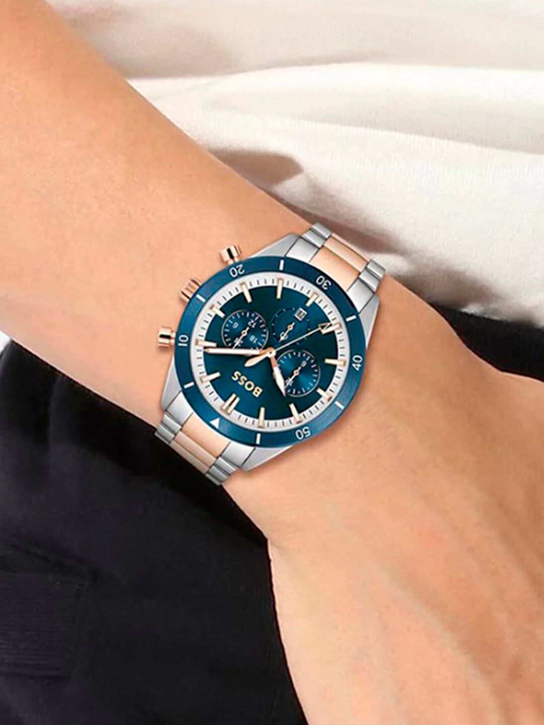 Наручные часы BOSS, синий — фото 1