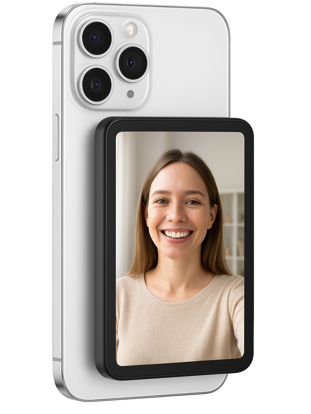 Магнитный экран для селфи – внешний экран 4.02 дюйма для блогеров