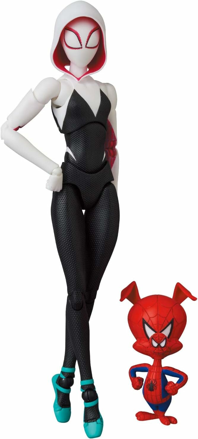 Spider-Man: Into the Spider-Verse MAFEX Spider-Gwen и Spider-Ham, набор фигурок