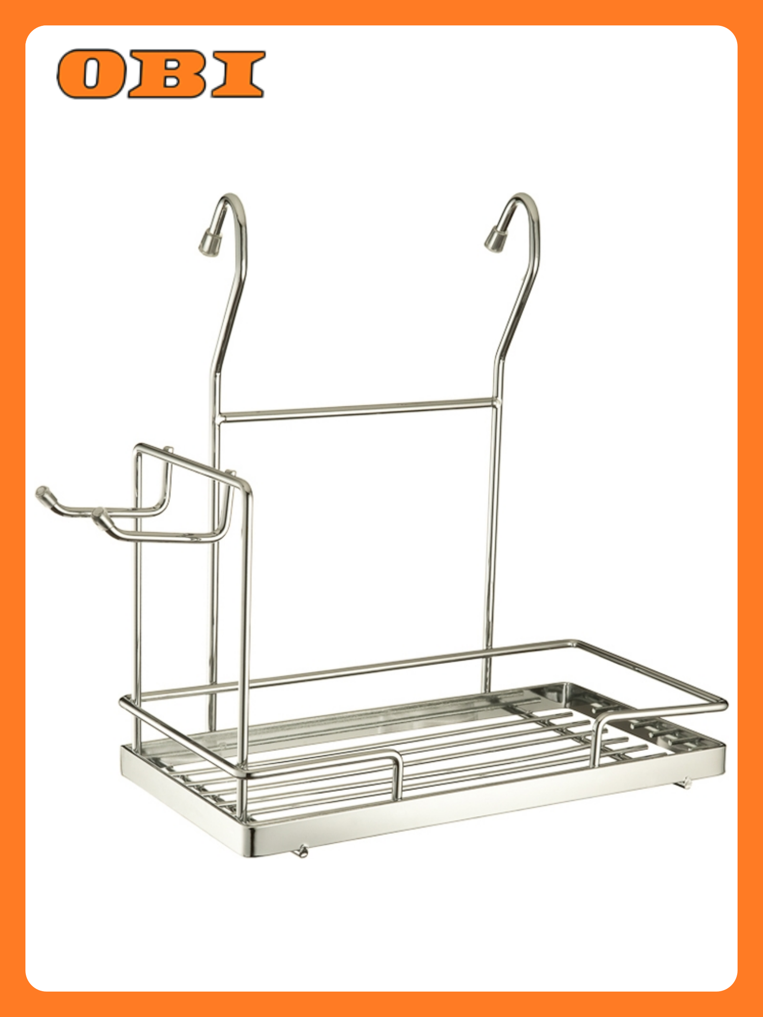 Полка для миксера LEMAX хром 282х160 мм