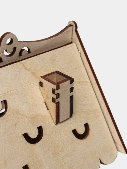 Подсвечник домик с трубой — фото 1