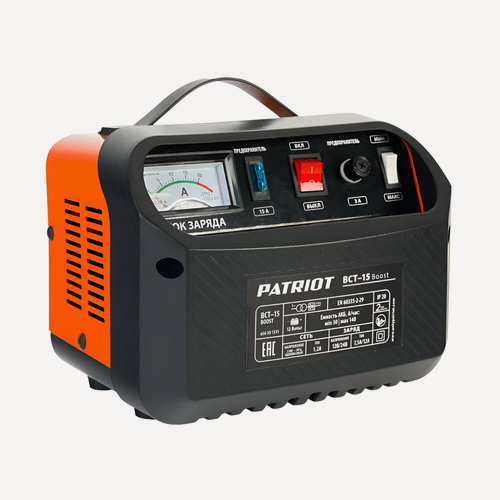 Изображение товара Зарядно-предпусковое устройство PATRIOT Boost BCT-15, для авто, 12 Ампер