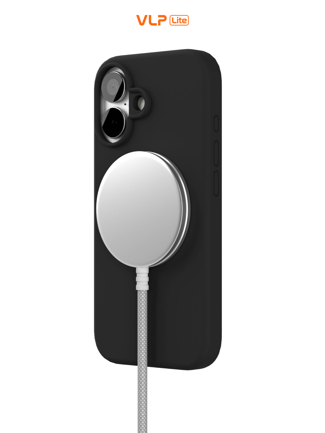 Чехол защитный VLP LITE Mist Case с MagSafe для iPhone 17, черный — фото 1