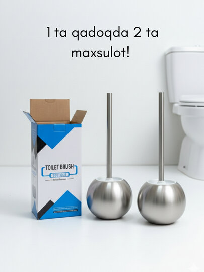 Туалетная щетка с крышкой, туалетная щетка, 2 комплекта в 1 упаковке