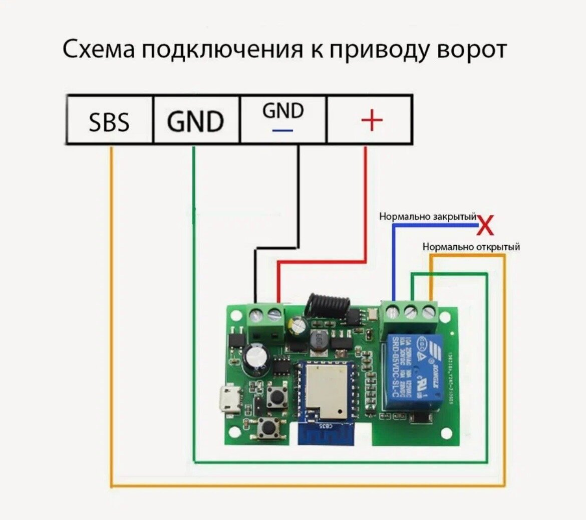 WiFi + радио модуль управления шлагбаумом, воротами CAME, NICE, DORHAN, электронным замком CISA, iseo, Tantos с Яндекс Алисы приложение SmartLife/Tuya