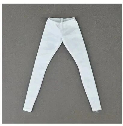 Брюки для куклы BB 1:6 BBI1025 синие черные Белый, KD12 white long