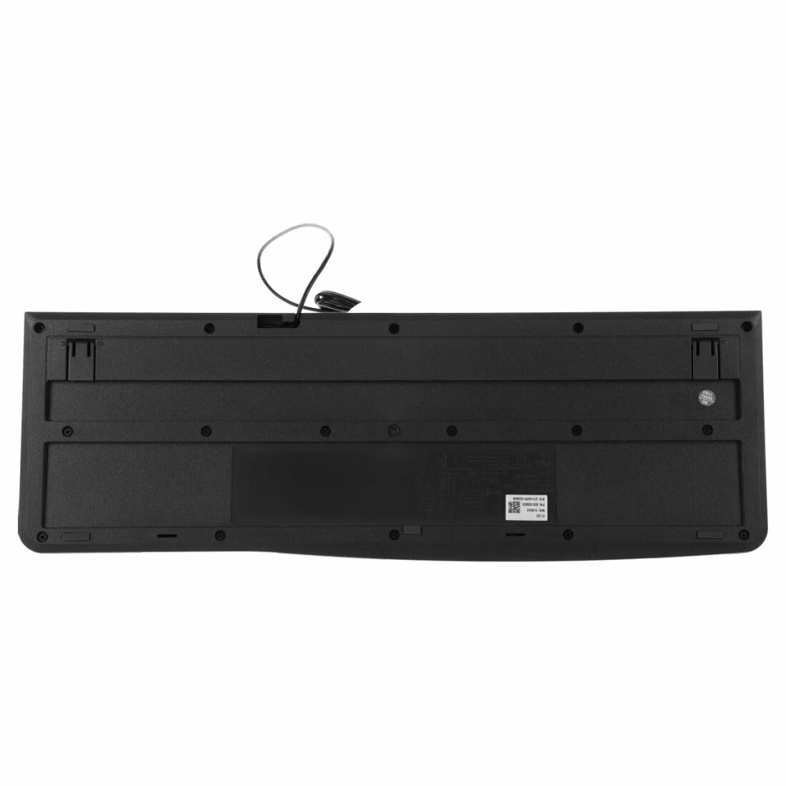 Клавиатура проводная Logitech K120 USB черный 920-002522 - фото №3