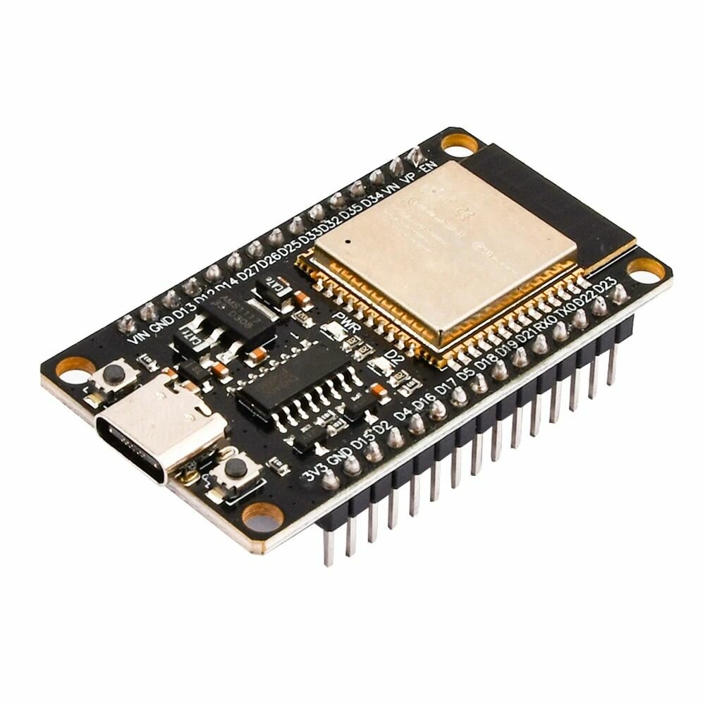 Контроллер ESP32 (ESP-WROOM-32) CH9102X WiFi + Bluetooth (TYPE-C) - 1шт
