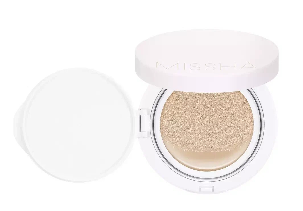 Missha Тональный кушон Magic Cushion Cover Lasting с увлажняющим эффектом, тон 21, 15 мл