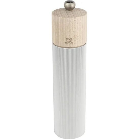 Мельница для соли Peugeot «Лайн» с металлическим механизмом бук/алюминий 22 см светлое дерево (03177275)