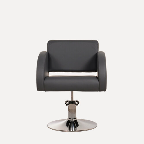 Изображение товара Парикмахерское кресло "Пума", цвет - серый, основание - диск