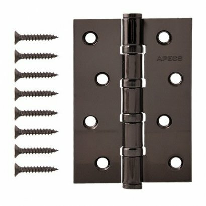 Петля врезная Apecs 100*70-B4-Steel-BN, черный никель, 2шт.