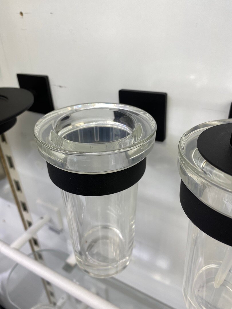 Стакан IBB OSLO SQUARE OL02QNEO/NEO черный — фото 1